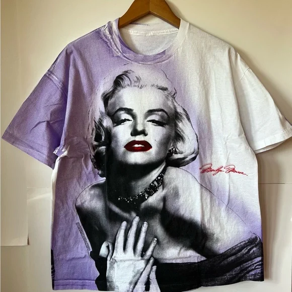 Vintage | Tops | 9s Vintage Marilyn Monroe Cotton Tshirt | Poshmark